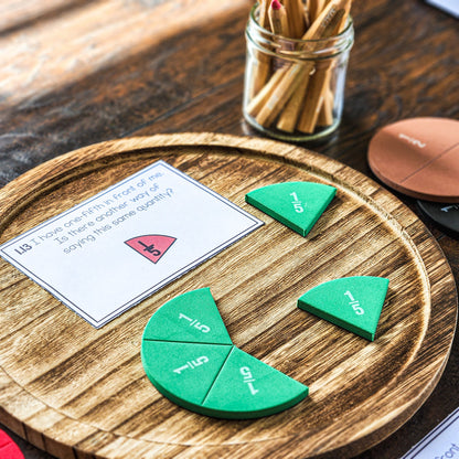 Equivalent Fraction Task Cards (Montessori) - subscription - montessorikiwi