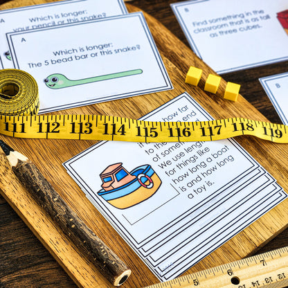 Length, Height and Width Measurement Activities - montessorikiwi