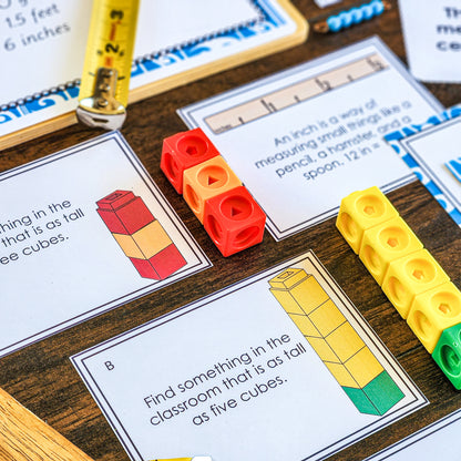 Length, Height and Width Measurement Activities - montessorikiwi