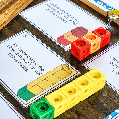 Length, Height and Width Measurement Activities - subscription - montessorikiwi