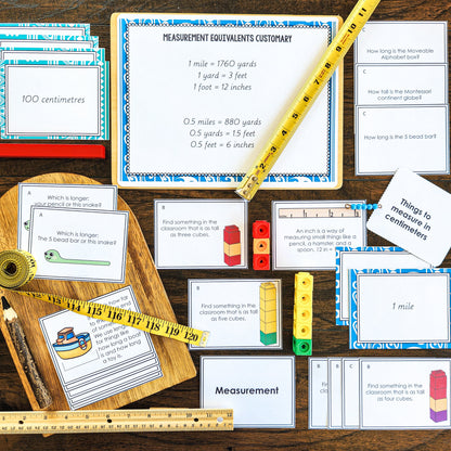 Length, Height and Width Measurement Activities - subscription - montessorikiwi