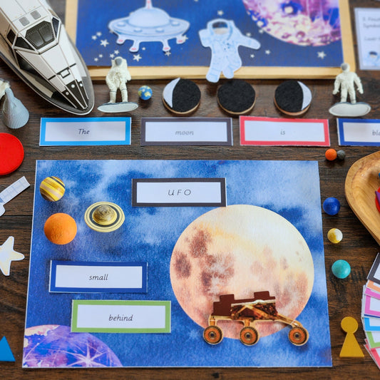 Space Miniature Environment (literacy) - subscription - montessorikiwi