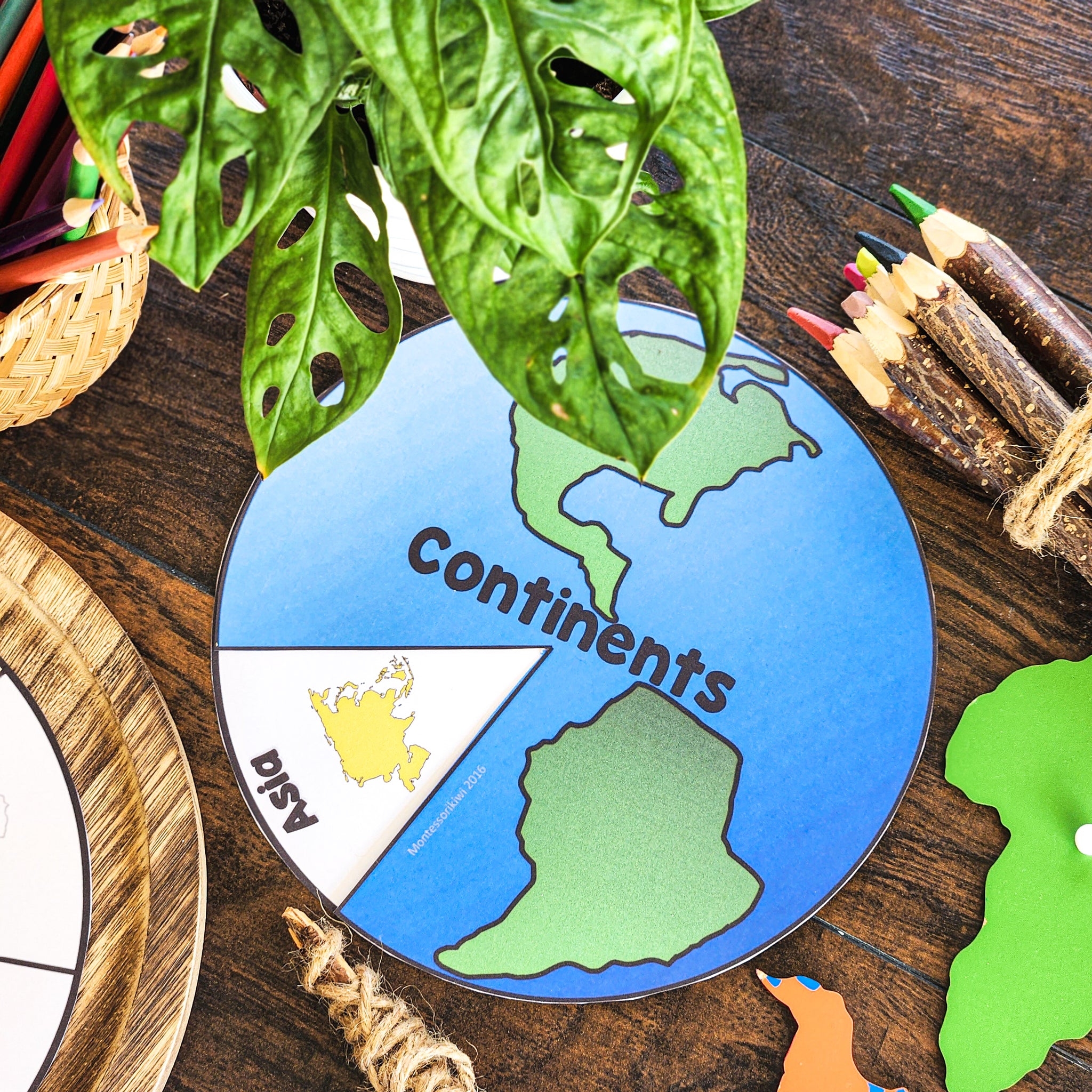 Continent Wheel - FREE β montessorikiwi