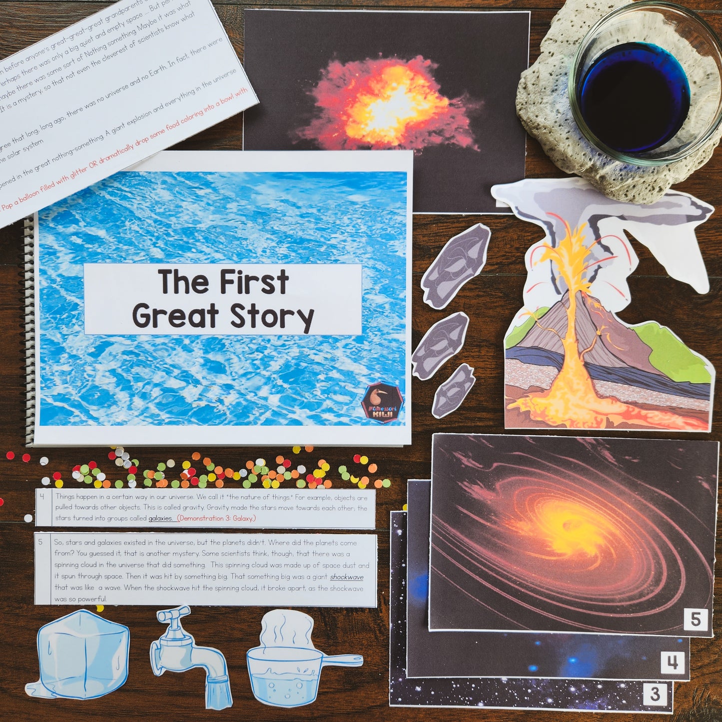 Montessori First Great Story Script and Powerpoint (cosmic) - montessorikiwi