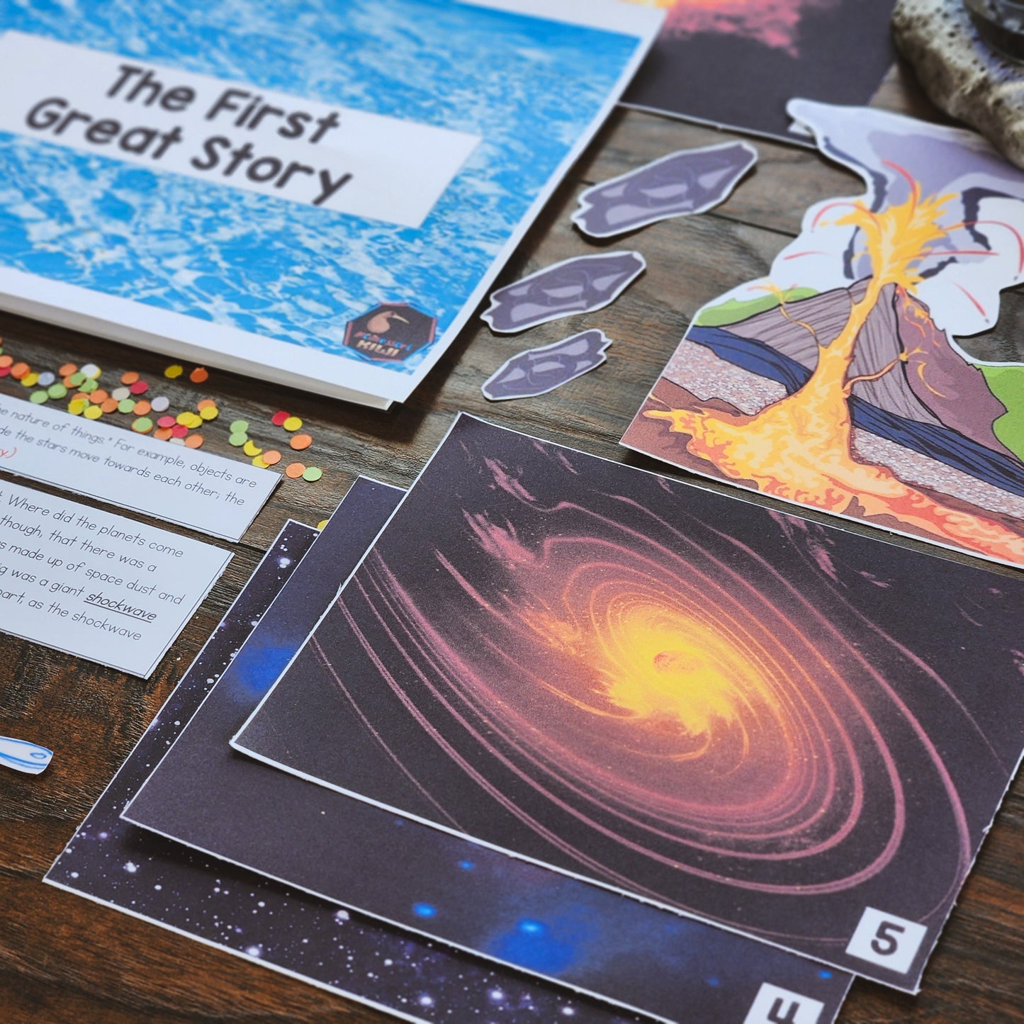 Montessori First Great Story Script and Powerpoint (cosmic) - subscription - montessorikiwi