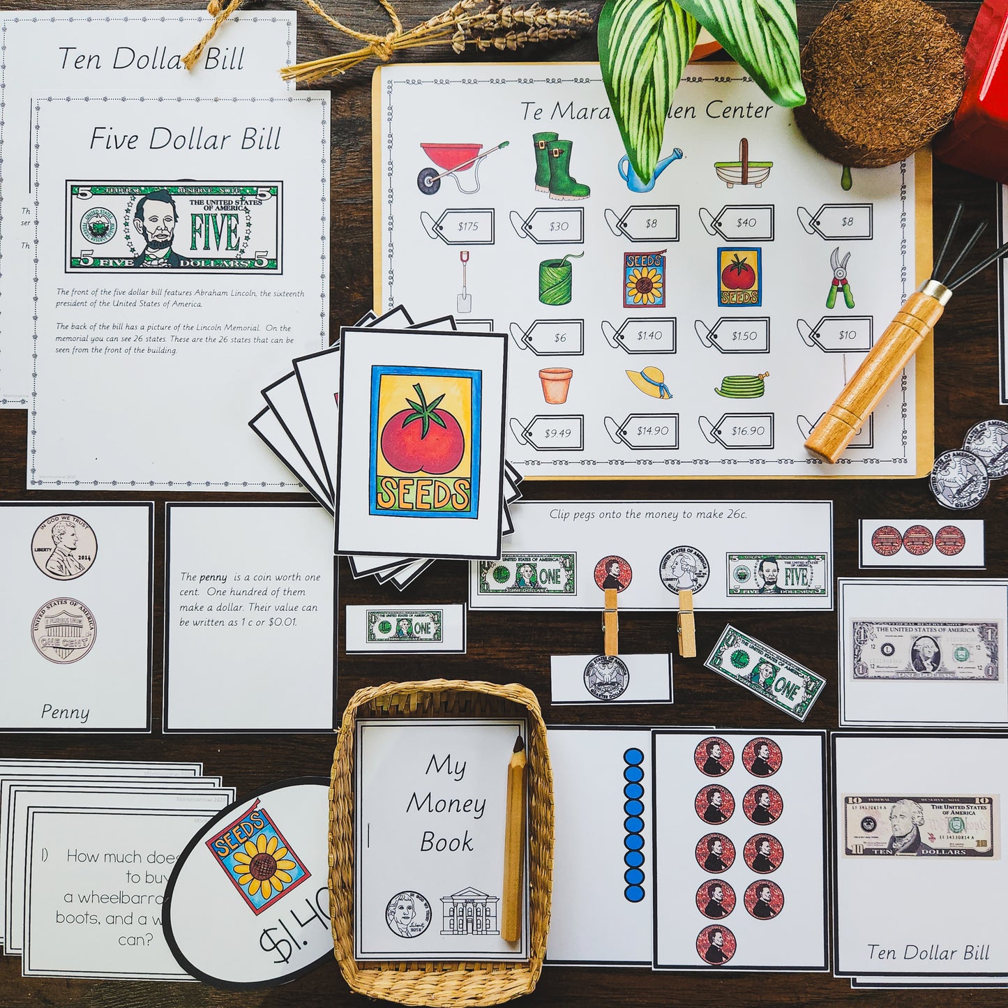 US Money Bundle - montessorikiwi