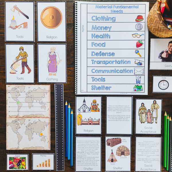 Montessori Fundamental Needs Bundle | Human Needs & Cosmic Education