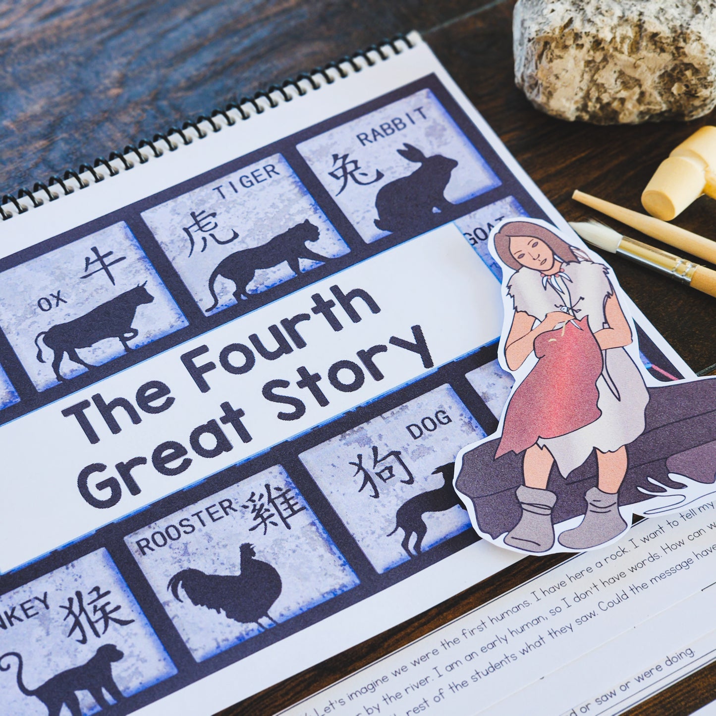 Montessori Fourth Great Story Script and Powerpoint (cosmic)