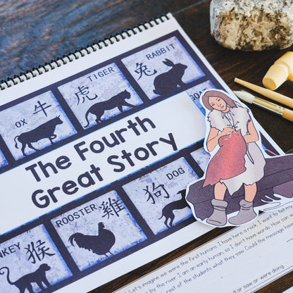 Montessori Fourth Great Story Script and Powerpoint (cosmic) - subscription - montessorikiwi