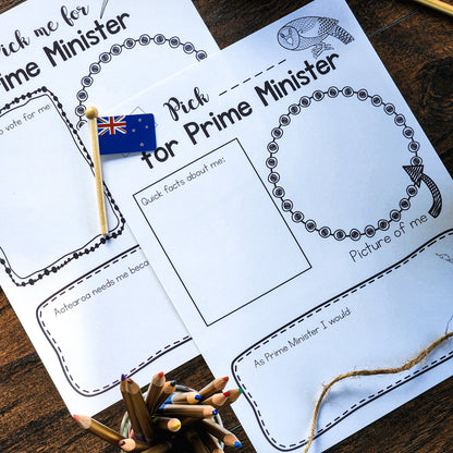 Prime Minister election activity - New Zealand - montessorikiwi