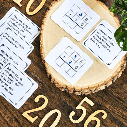 Montessori math: Adding with 10s Golden Beads and Stamp Game - montessorikiwi