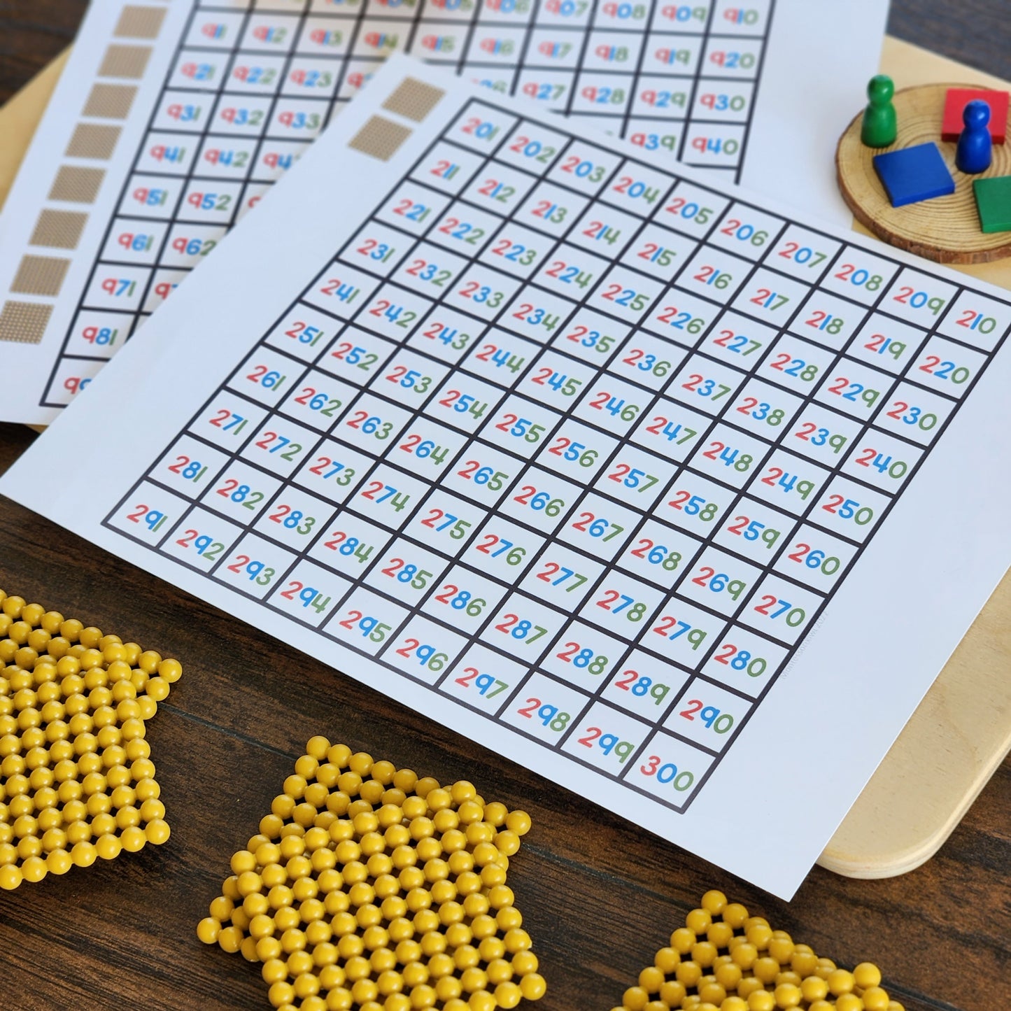 Hundreds Boards Charts - FREE - montessorikiwi