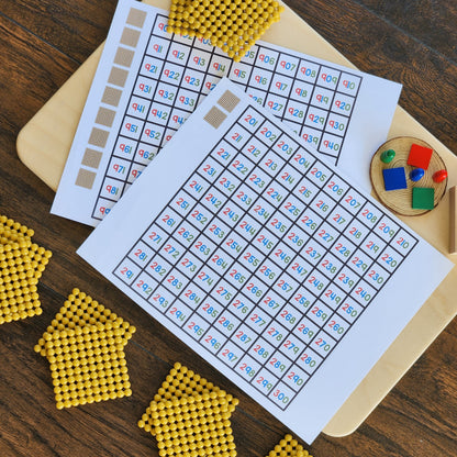 Hundreds Boards Charts - FREE - montessorikiwi
