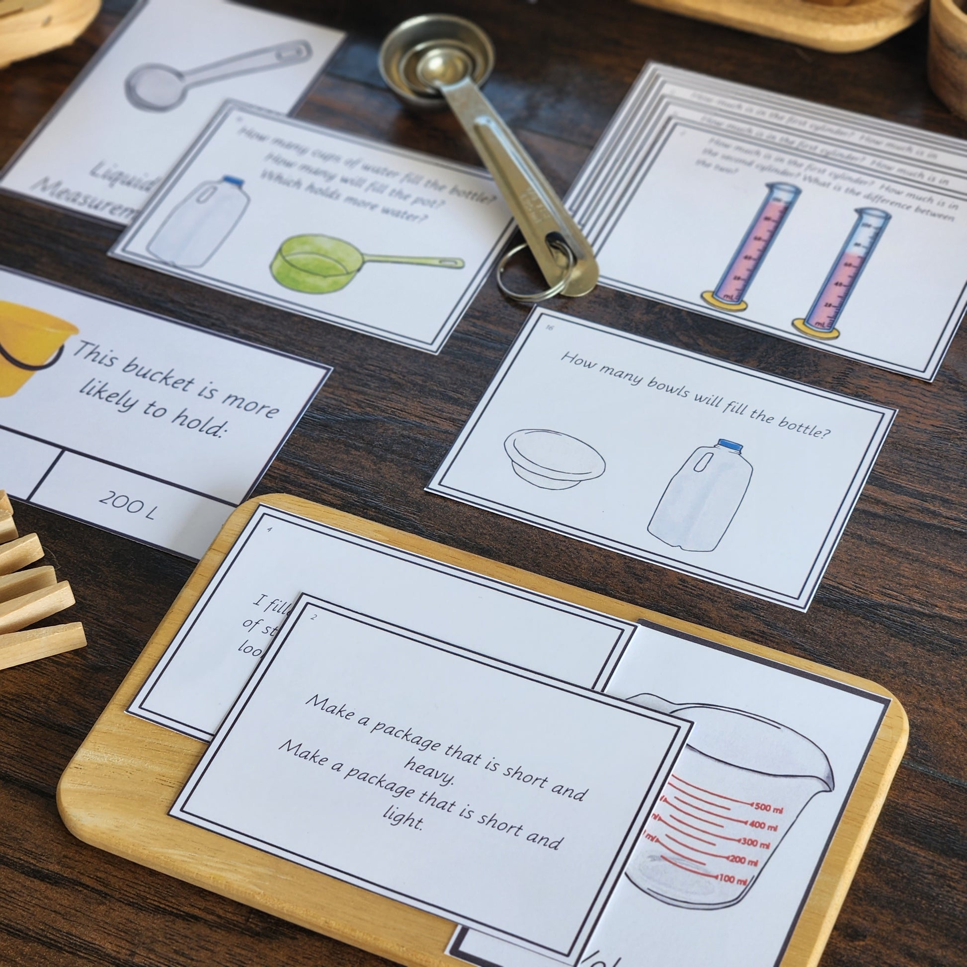 Montessori Measurement: Volume and Capacity - subscription - montessorikiwi
