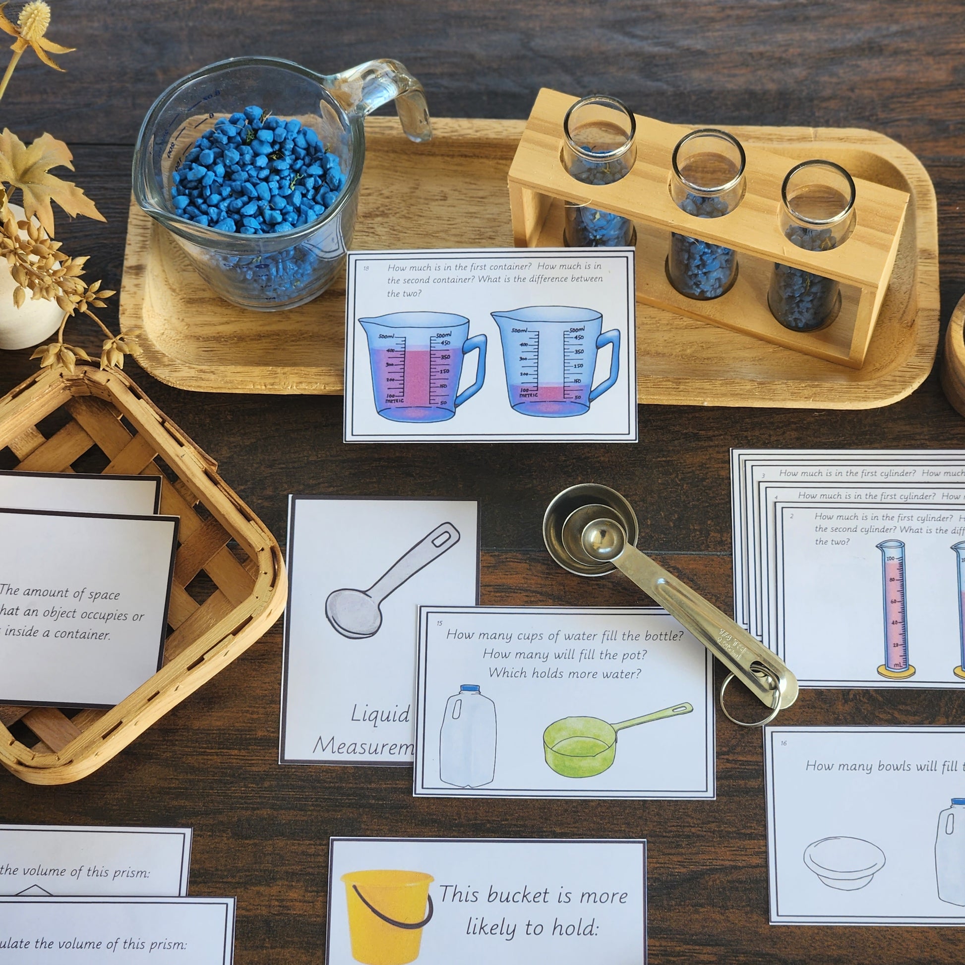 Montessori Measurement: Volume and Capacity - subscription - montessorikiwi