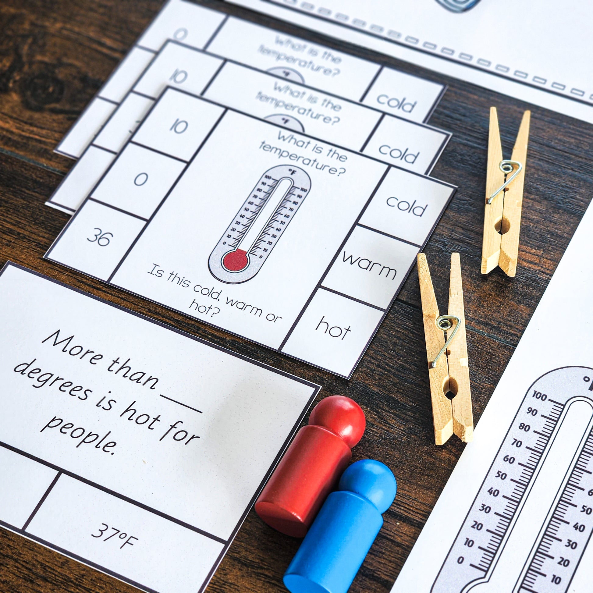 Montessori Measurement: Temperature - subscription - montessorikiwi