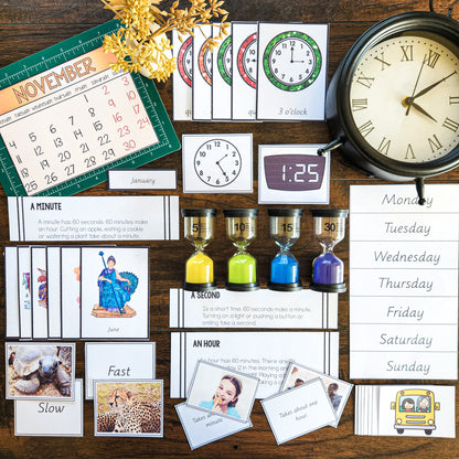 Montessori  Measurement: Teaching Time - montessorikiwi