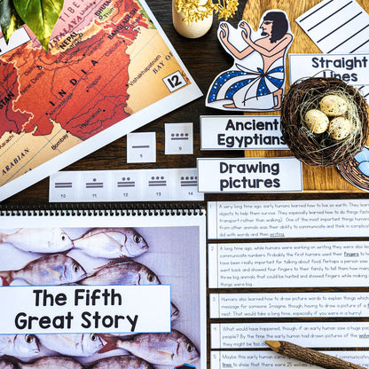Montessori Fifth Great Story Script and Powerpoint (cosmic) - montessorikiwi