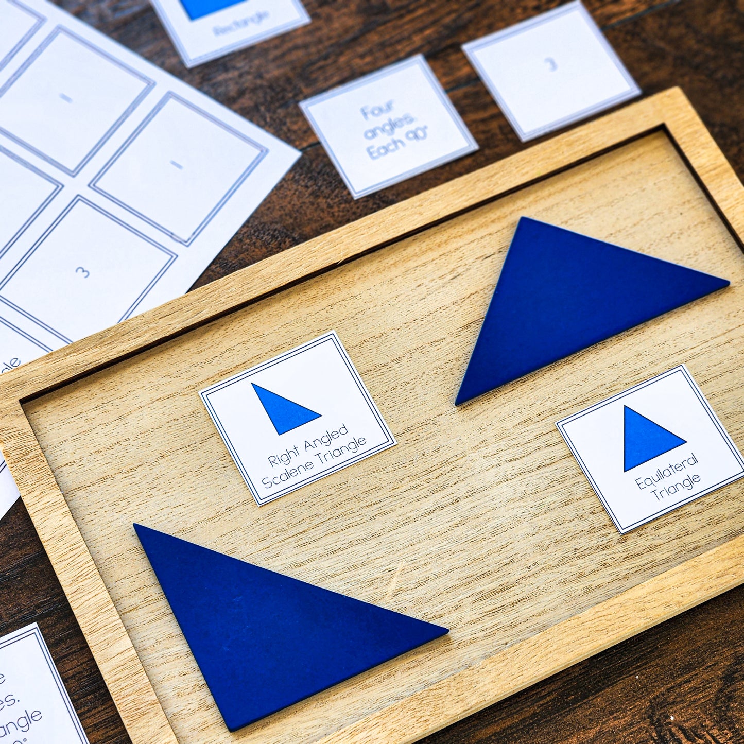 2d Shape sort activity - montessorikiwi