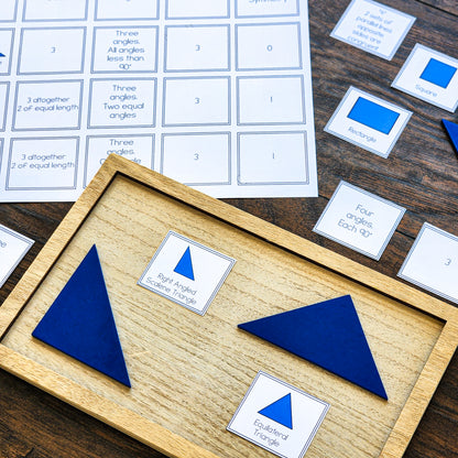 2d Shape sort activity - montessorikiwi