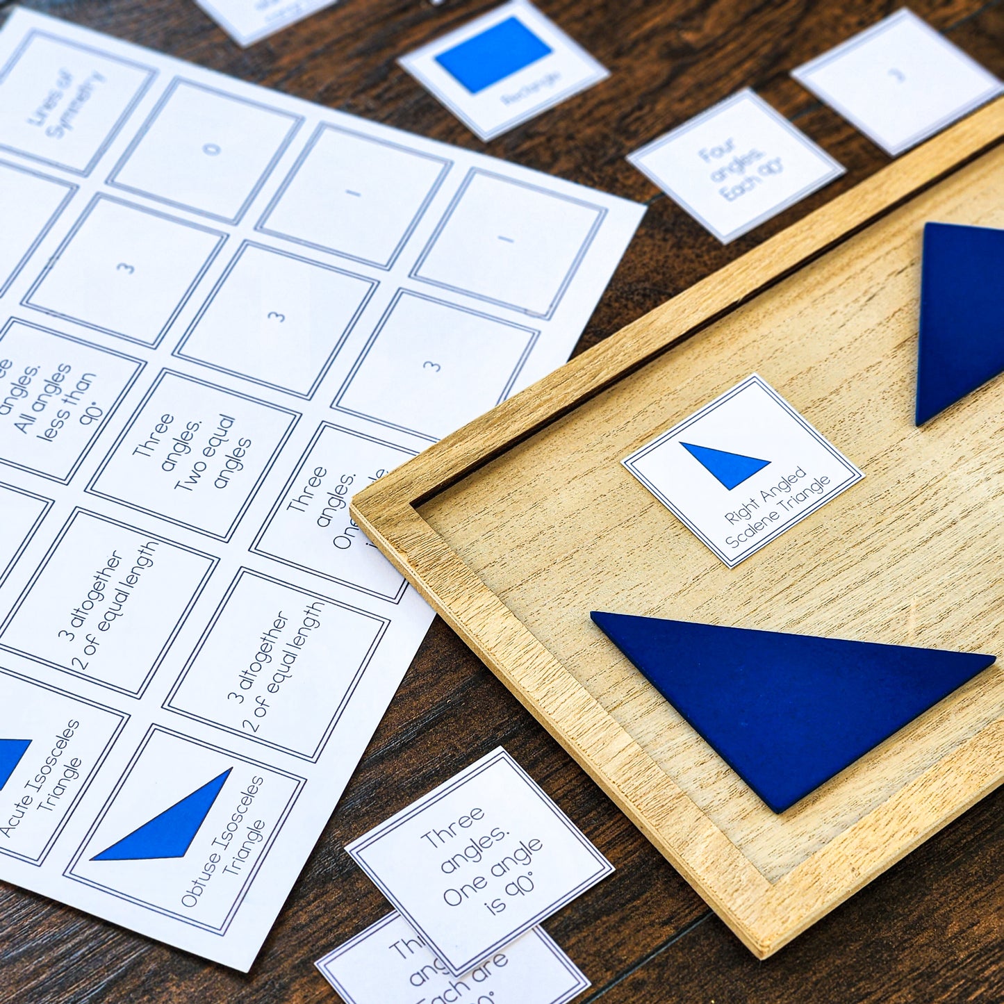 2d Shape sort activity - montessorikiwi