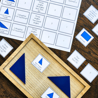 2d Shape sort activity - montessorikiwi