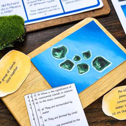 Montessori types of Islands for 9-12 year olds (subscription) - montessorikiwi