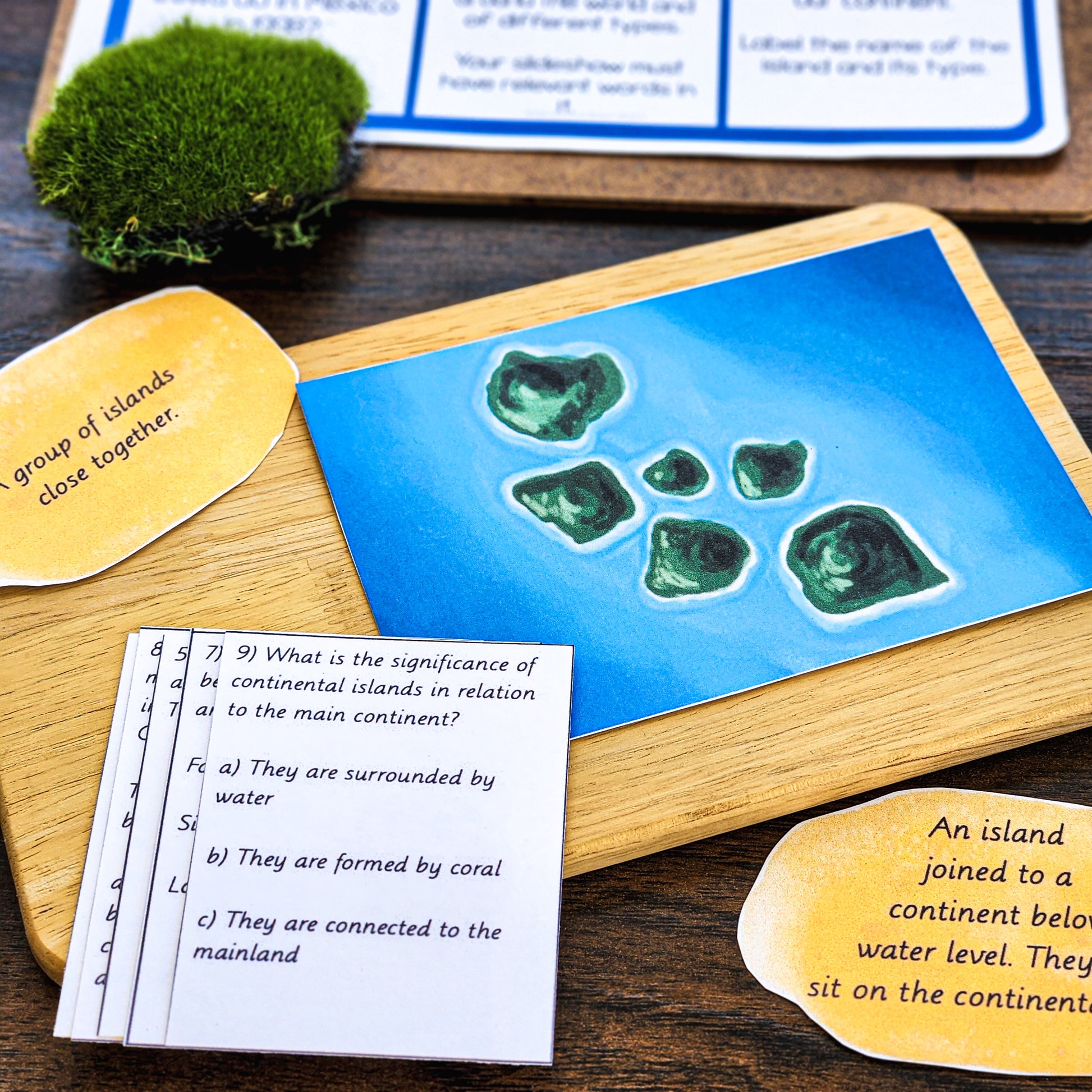 Montessori types of Islands for 9-12 year olds (subscription) - montessorikiwi