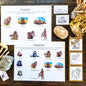 Hominin or Hominid posters or picture sort (cosmic) - montessorikiwi