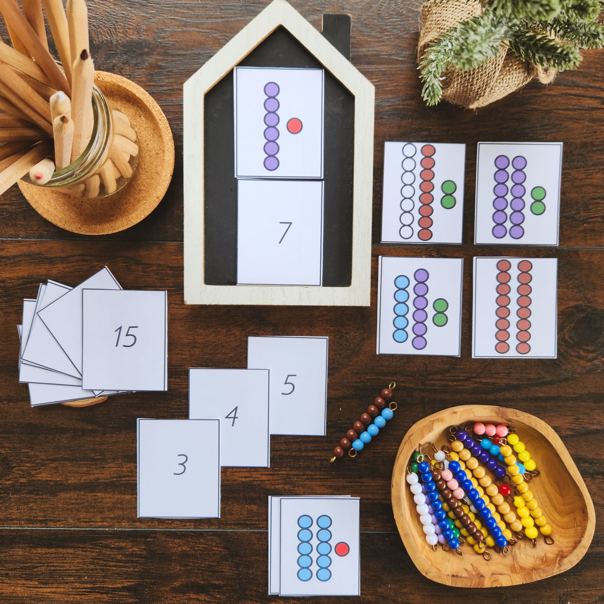 Math grid game - montessorikiwi