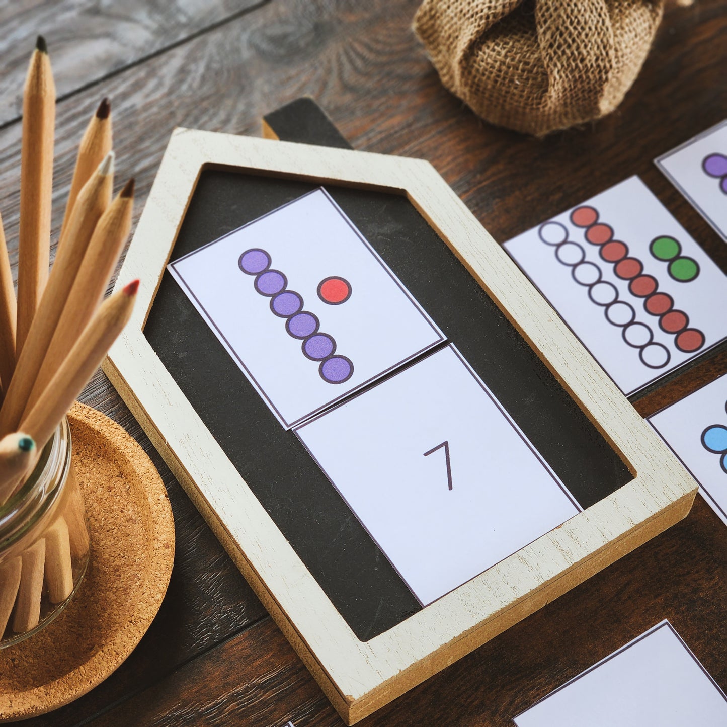 Math grid game - montessorikiwi