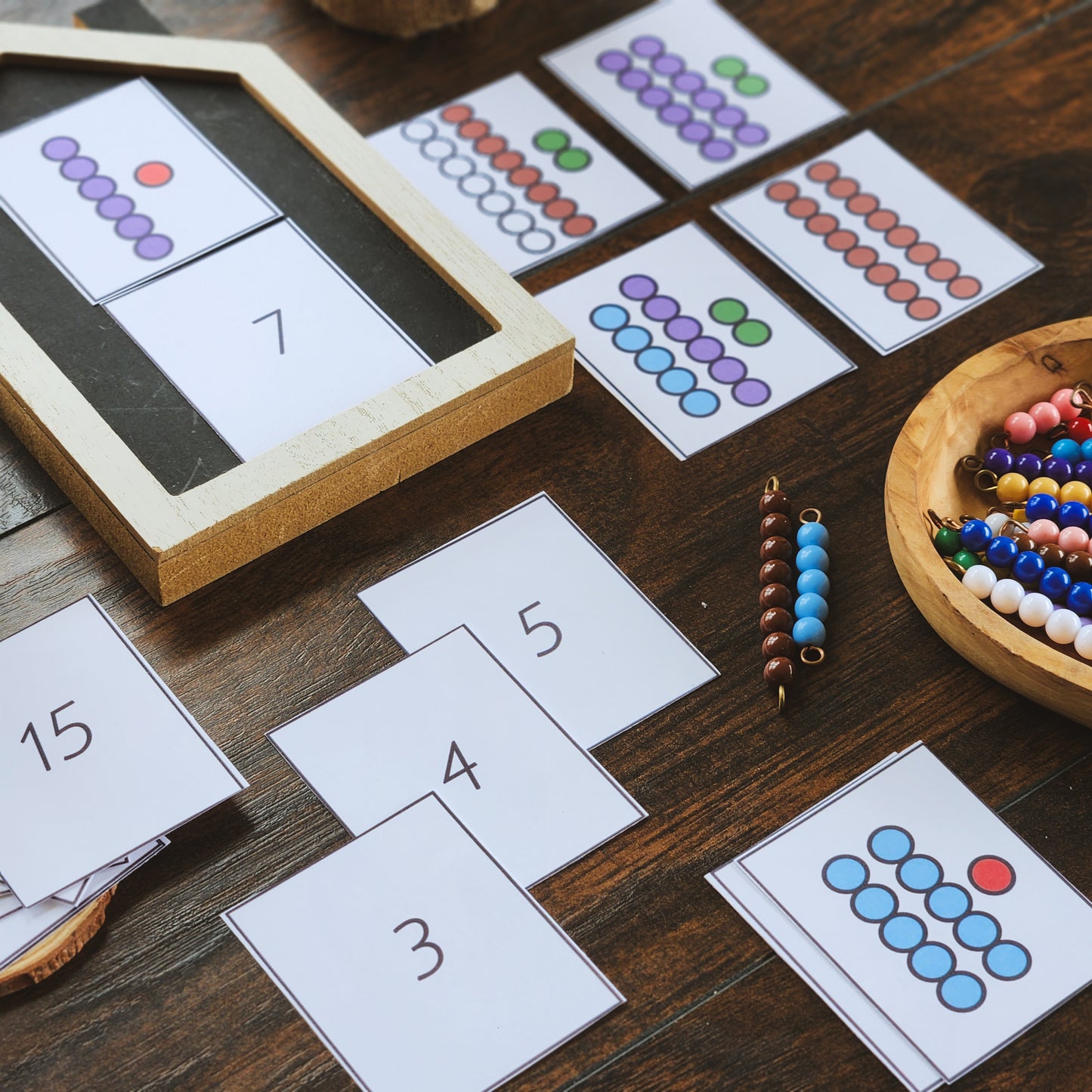 Math grid game - montessorikiwi