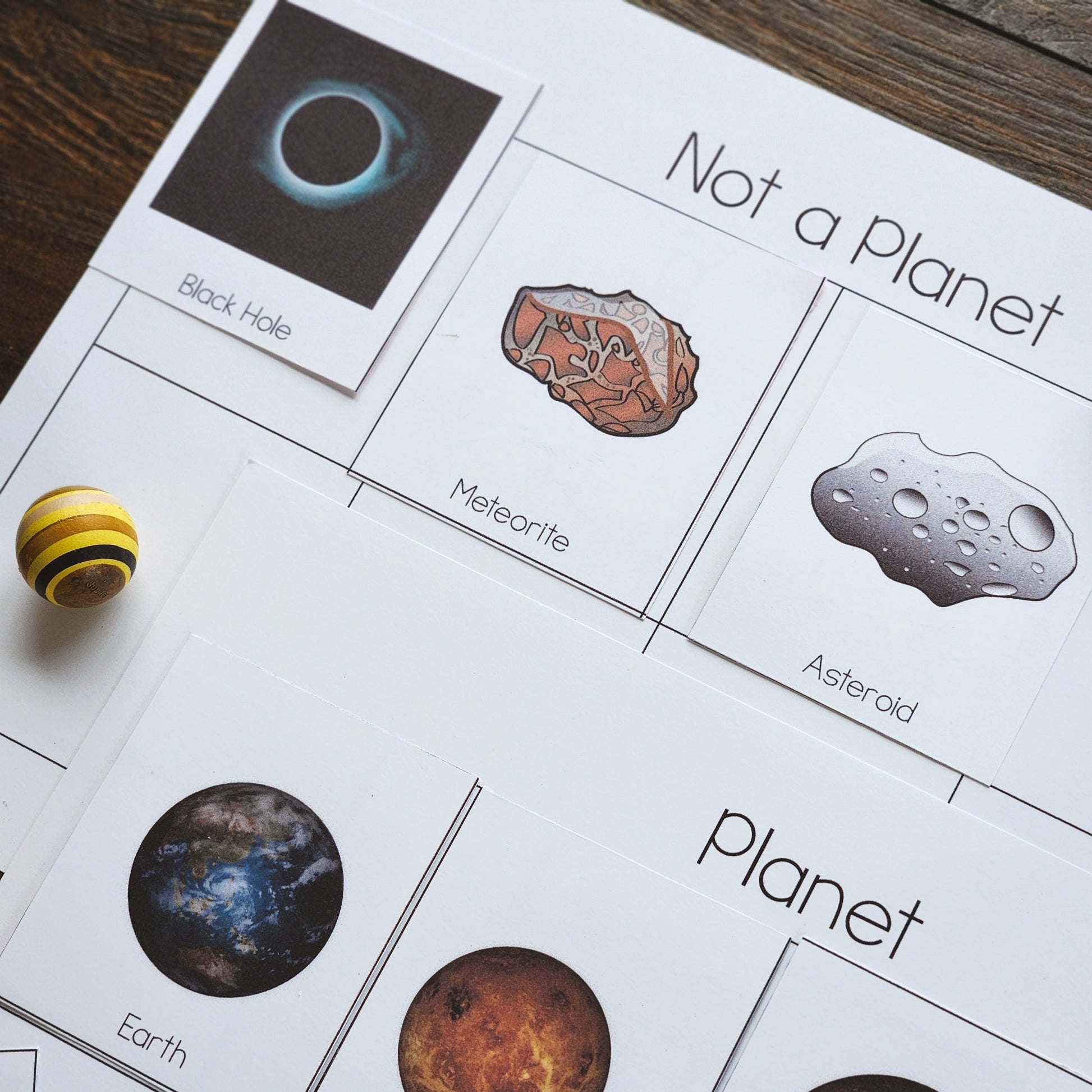 Planet or not a planet - montessorikiwi