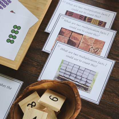 Commutative Property - multiplication - montessorikiwi