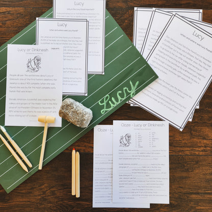 Montessori Early Humans Bundle for Cosmic Education & Timeline of Life Studies (Montessori Inspired)