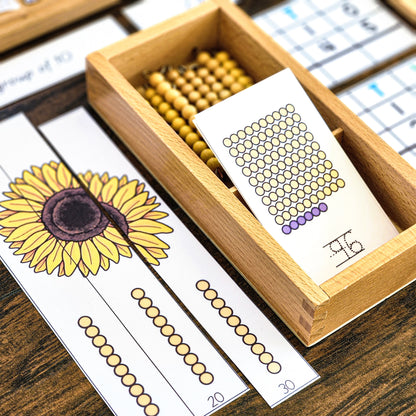 Skip counting in 10 - Montessori inspired (math)