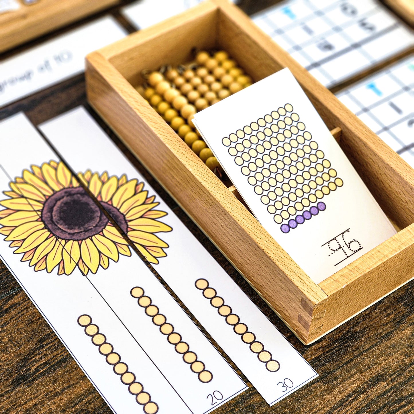 Skip counting in 10 - Montessori inspired (math) (subscription)