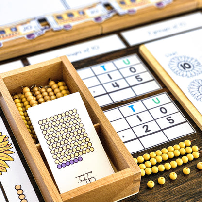 Skip counting in 10 - Montessori inspired (math) (subscription)