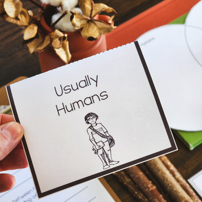 Montessori Humans or Primates Sorting Activity | Early Humans Cosmic Education