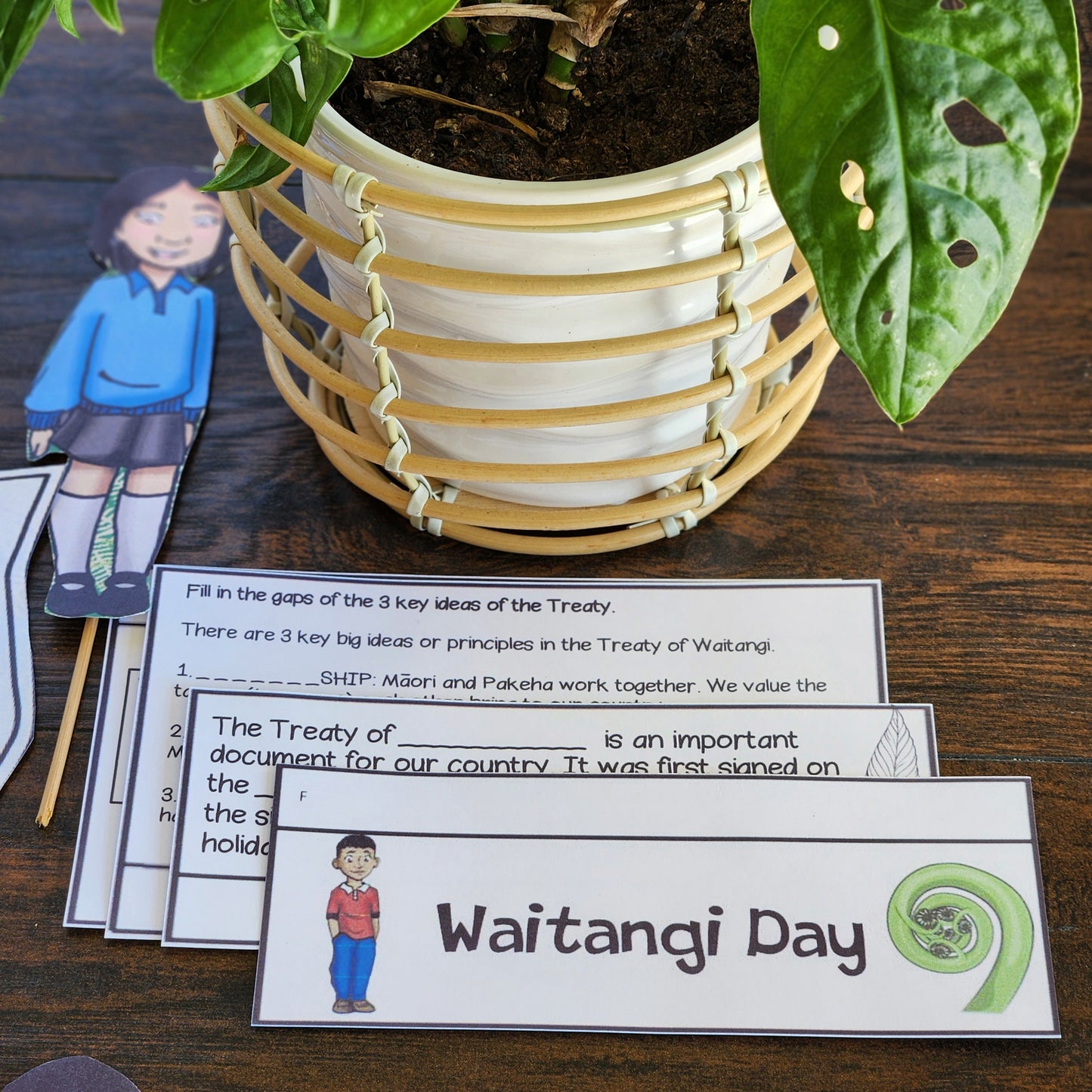 Waitangi Day Powerpoint and Flip book