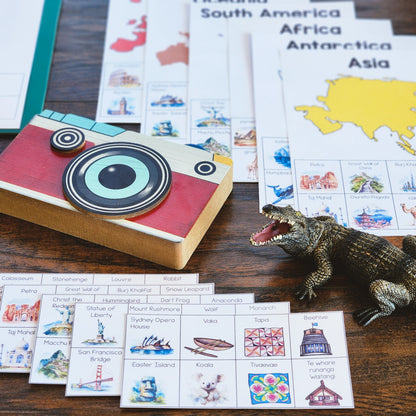 Montessori Independent Work Bundle for Ages 5–7 | Math, Reading, Grammar & Geography