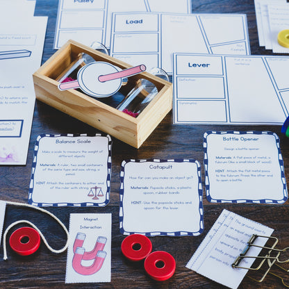 Montessori Newton’s Third Law & Simple Machines Activities | Upper Elementary Science