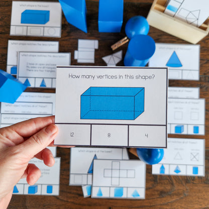 Montessori 3D Shape Nets Printable (Ages 5–7) – Hands-On Geometry Activity for Homeschool & Classroom Use