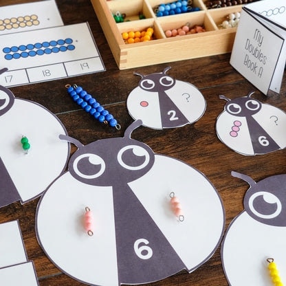 Montessori Hands-On Doubles Activities | Color Bead-Coded Addition for Early Learners