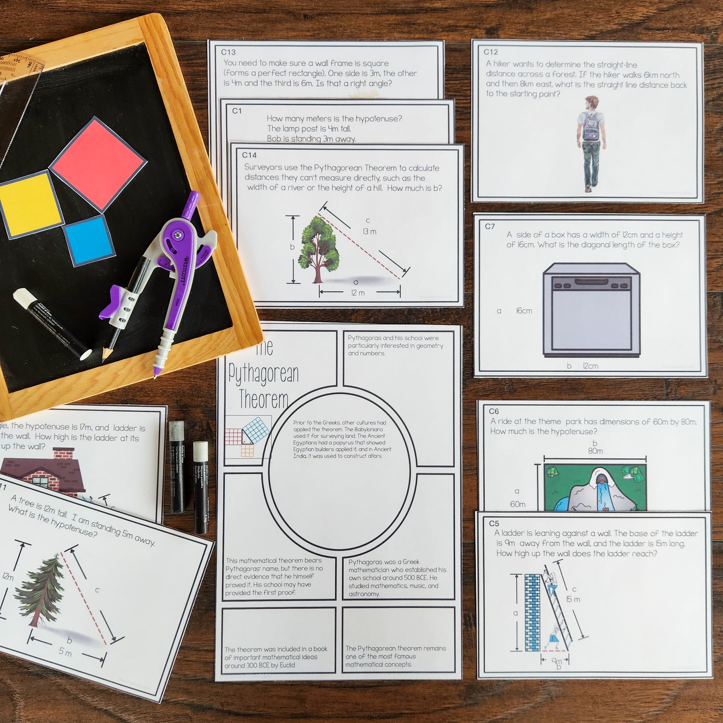 Pythagoras Theorem - Follow up activities (math)