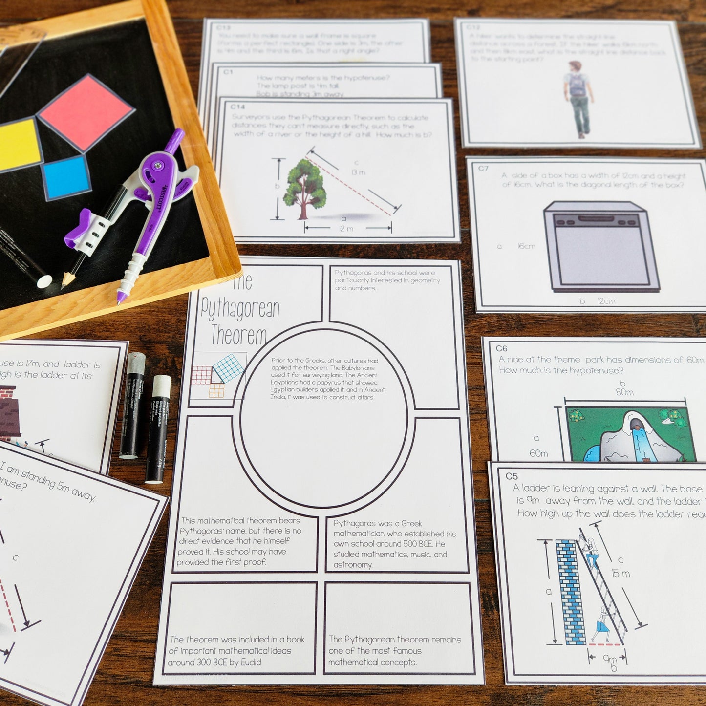 Pythagoras Theorem - Follow up activities (math)