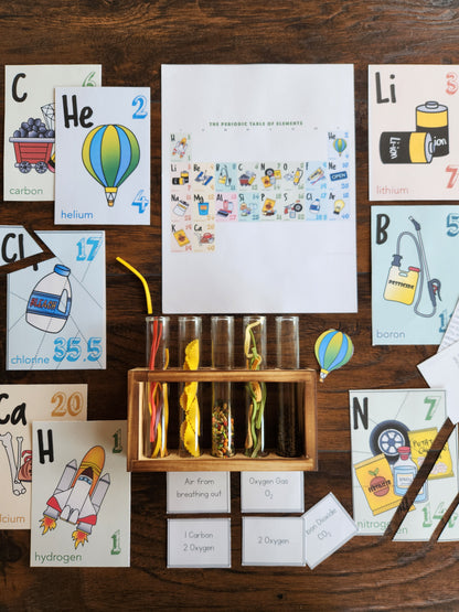 Montessori Periodic Table Introduction (Ages 9–12) – Build Chemistry Foundations with Visual Learning
