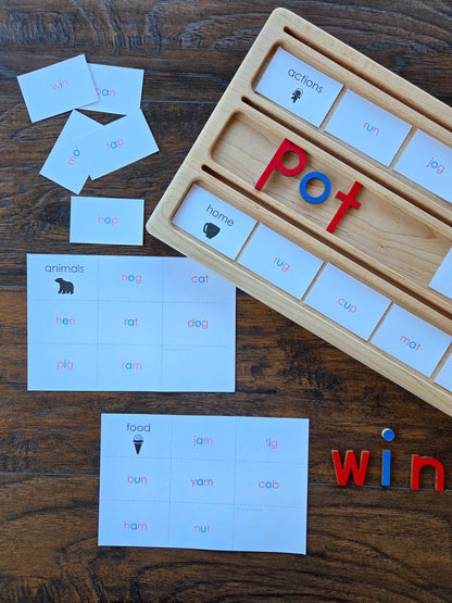 Montessori Independent Work Bundle for Ages 5–7 | Math, Reading, Grammar & Geography