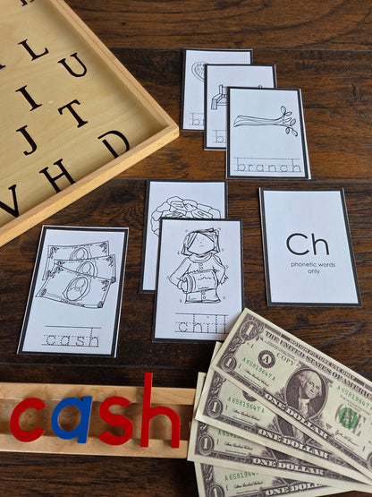 Modern Montessori Reading SOR Digraph Booklets th ch sh ng (literacy)