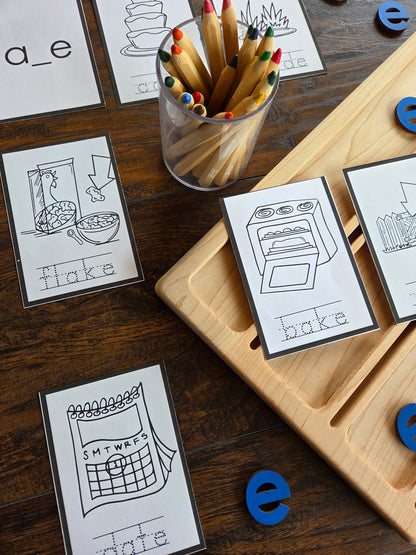 Modern Montessori Reading SOR  silent e booklets  (literacy) (Subscription)